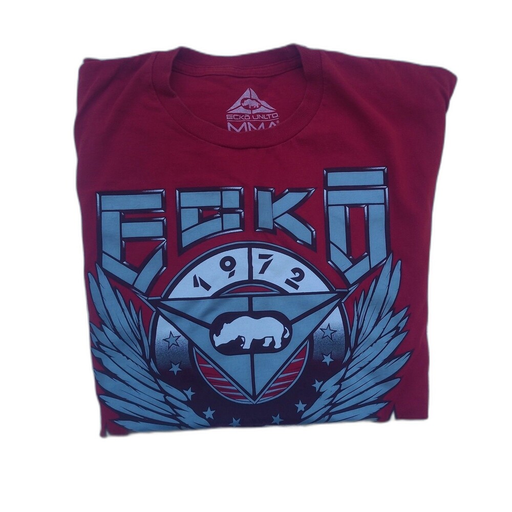 Vtg Ecko Unltd MMA shirt Y2k Double Sided